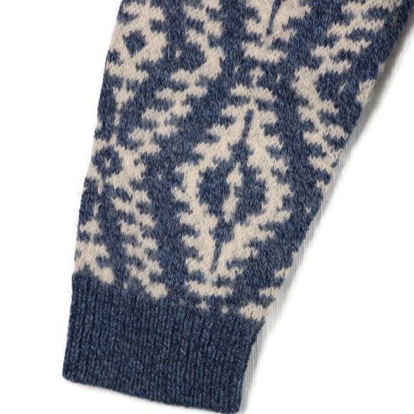Pendleton‎ Cardigan Sweater Merino Lambs Wool Alpaca Blue M Medium - Picture 8 of 12